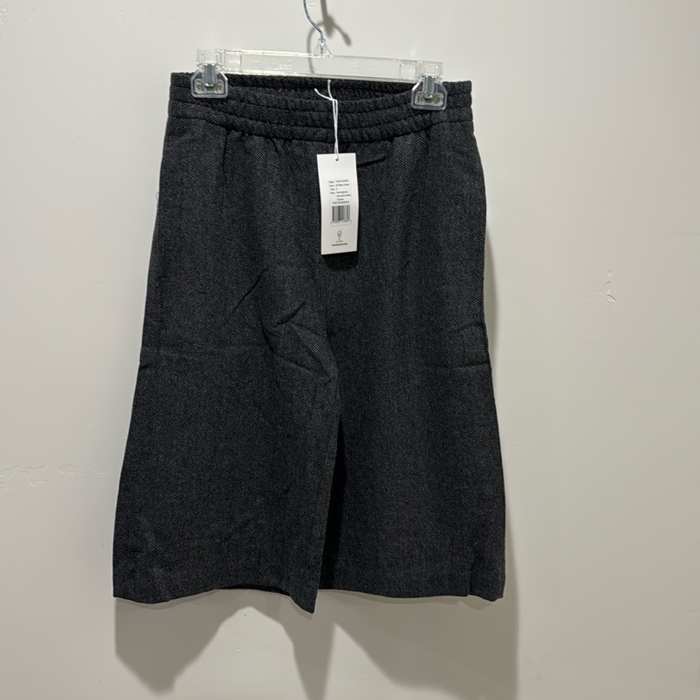 Thakoon Culotte Women's Pants Herringbone Size 2 NWT Gaucho Wool Blend $150